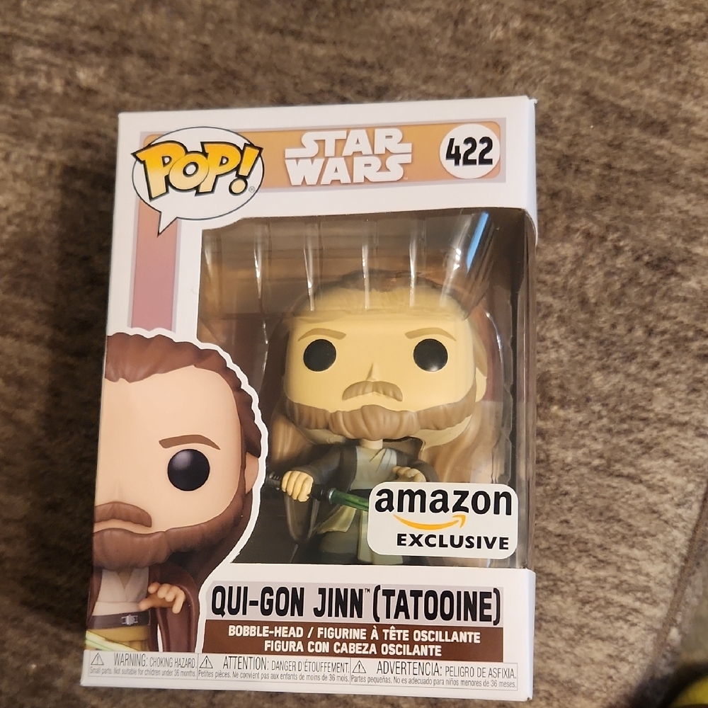 Funko Pop Star Wars Qui-Gon Jinn Amazon Exclusive